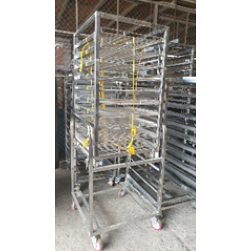 Tủ hấp chín 10 khay (loại xe đẩy vào)