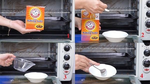 D&ugrave;ng baking soda l&agrave; c&aacute;ch vệ sinh l&ograve; nướng hiệu quả