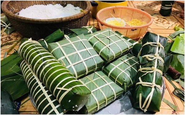 B&aacute;nh chưng, b&aacute;nh t&eacute;t, b&aacute;nh giầy m&oacute;n ăn truyền thống ng&agrave;y tết